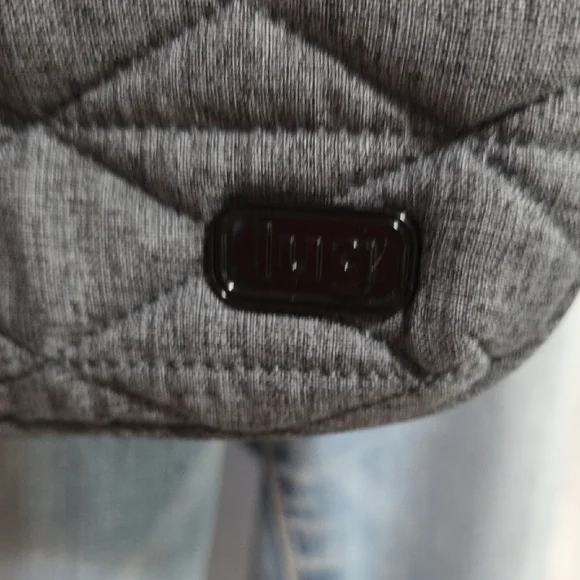 Lug Roundabout Quilted Wallet Crossbody Bag - Characol Gray - Picture 2 of 16